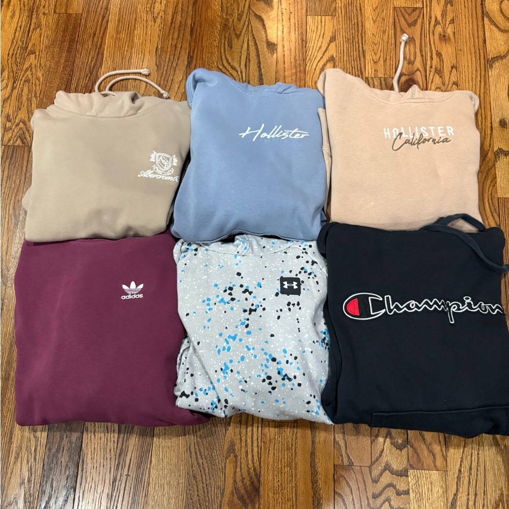 Lots of boys Hollister, Abercrombie , Adidas ,, Blue Cr